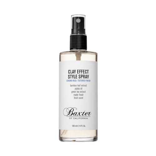 Image of Baxter OF CALIFORNIA Clay Effect Style Spray | Matte Finish Texturizing Hair Spray for Men | Strong Hold | 120ml, (Pack of 1)