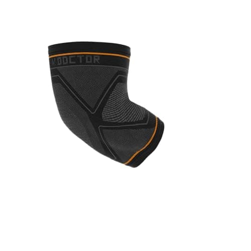 Image of Shock Doctor Elbow Compression Knit Cuff with Gel Support, black