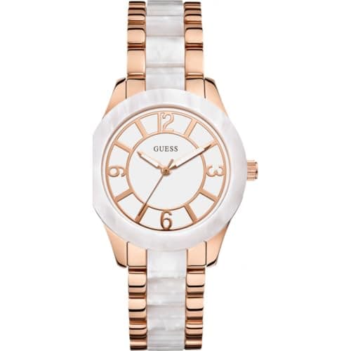Image of Guess Ladies'Watch Analogue Quartz Stainless Steel W0074L2