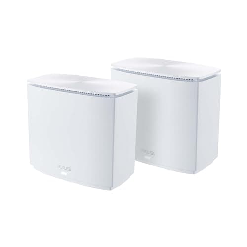 Image of ASUS ZenWiFi AX Hybrid(XC5) AX3000 + MoCA 2.5 Mesh WiFi 6 System (2pk) - Whole Home Coverage up to 3,500 Sq.Ft. & 4+ Rooms for Thick Walls, AiMesh, Lifetime Security, Easy Setup