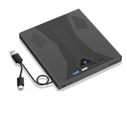 Image of Nihcora External BLU-Ray Recorder, Compatible with 100GB Discs, USB 3.0 and DVD/CD/BD Player Type C, BLU-Ray 3D Optical Drive for Laptop.