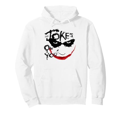Image of DC Dark Knight Joker Stencil Pullover Hoodie