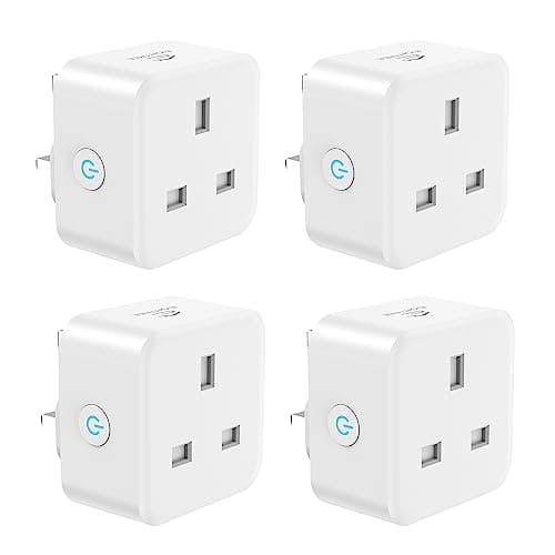 Image of EIGHTREE Smart Plug with Energy Monitoring, 13A Smart Plugs that Work with Alexa, Google Home, SmartThings, Wireless Remote Control Timer Plug, 2.4 GHz Only Wi-Fi Plug