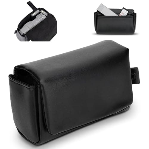 Image of Leather Compact Durable Camera Case Pouch with Magnetic Closure for Canon PowerShot G7 X G7X Mark III II G7XM3 SX740 HS Lumix ZS99 RX100 VII VA VI V IV III II for Ricoh GR IV GR4 HDF GR III X GR3X