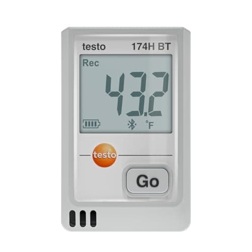 Image of testo 174 H BT - Mini data logger for temperature and humidity with Bluetooth® and app connection (white)