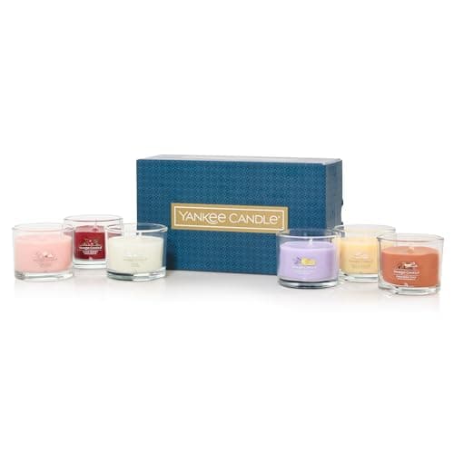 Image of Yankee Candle Scented Candles Gift Set | 6 Scented Mini Filled Votive Candles | Soy Blend Wax Mix | Perfect Gifts for Women