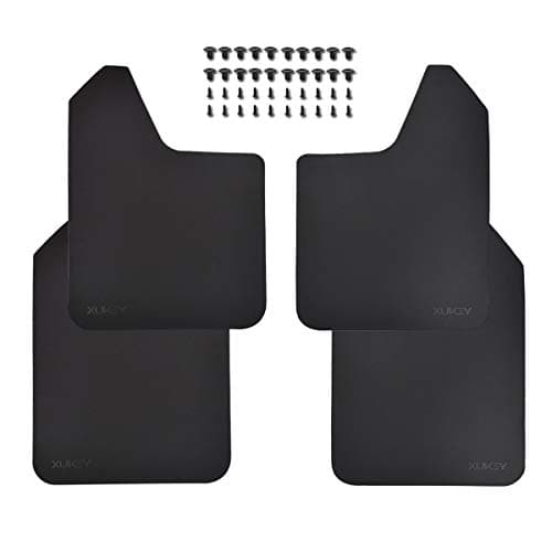 Image of XUKEY 4pcs WIDE Universal Mud Flaps For Car Pickup SUV Van Truck Mudflaps Splash Guards Mudguards Dirty Traps Fender Flares W/Clips