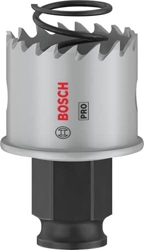 Image of Bosch 1x PRO Sheet Metal Power Change Plus Hole Saw (for Stainless Steel Sheets, Steel Sheets, Ø 32 mm, Professional Accessory Rotary Drill/Drivers)