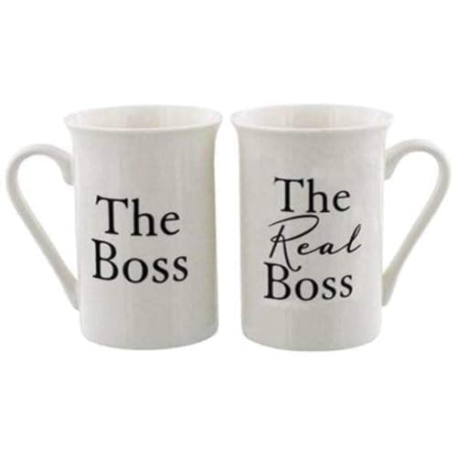 Image of Amore WG525 The Boss and The Real Boss by Amore Pair of China Mugs