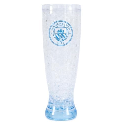 Image of MANCHESTER CITY FC Tall Freezer Mug Official Peroni Tankard MCFC Fan