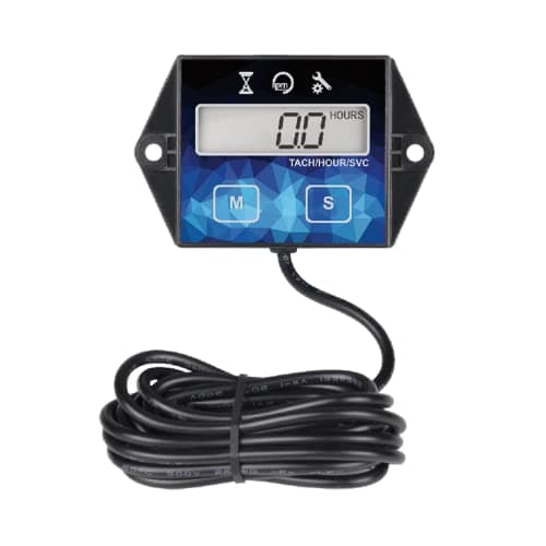 Image of Yooreal Digital Tachometer Hour Meter,SVC Timer,Resettable Hours,Replaceable Battery for Lawn Mower Generator Chainsaw Outboard Motor Snowblower Jet Ski Dirt Bike