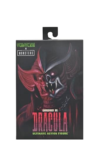 Image of NECA Universal Monsters x Teenage Mutant Ninja Turtles 7" Scale Shredder as Dracula Crimson Figure