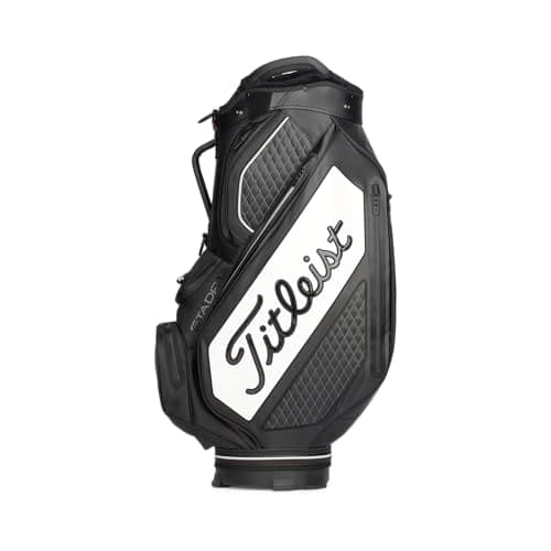 Image of Titleist Tour Series Premium Cart StaDry Golf Bag, Black/White