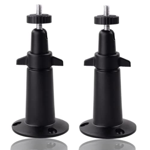 Image of 2 Pack Security Camera Wall Mount Bracket,Adjustable Indoor/Outdoor Mount for Arlo Pro Arlo Pro 2 Arlo Ultra and Other Compatible Models(black)