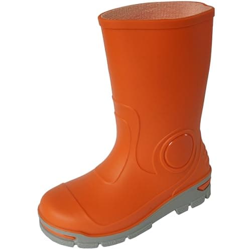 Image of LOVRAIN Children’s Wellington Boots 7.5/8.5 UK Child (Label: 25/26) Orange