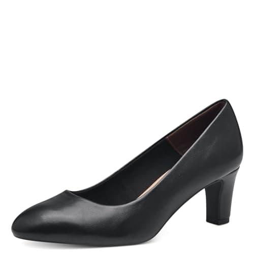 Image of Tamaris Women's pumps with block heel black 7.5 UK