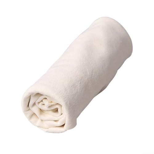 Image of Chamois Leather Car Drying Towel, Soft Absorbent Cleaning Cloth for Cars, Mirrors & Glasses, Scratch- Wash Rag(20 * 20cm)