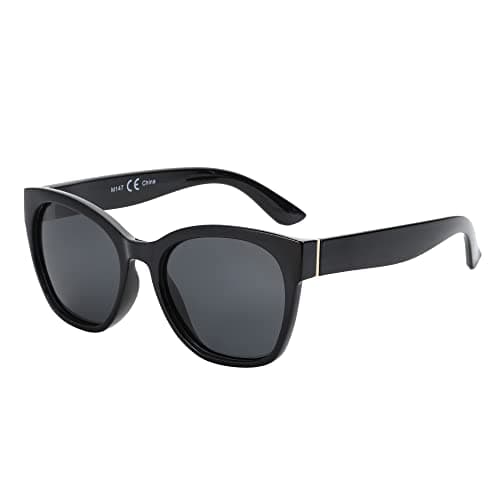 Image of ZENOTTIC Cat Eye Polarised Sunglasses for Women - Oversized Sun Glasses UV400 Protection Retro Shades Designer Style