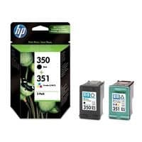 Image of HP 350 Black & 351 Colour Ink Cartridge Bundle Pack