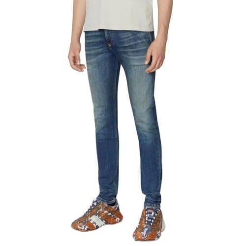 Image of Diesel 9325AQ Jeans Uomo 1979 Sleenker Man Denim Trousers blue-34