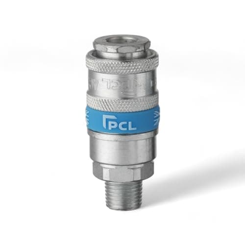 Image of Genuine PCL Air Line Airflow Male Coupling 1/4 BSP Fitting Connector
