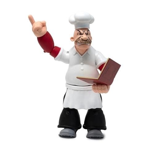 Image of Boss Fight Studio Popeye Classics Rough-House Action Figure – Highly Articulated Collectible and Customizable Figurine with Various Character Accessories and Alternate Parts – 1:12 Scale