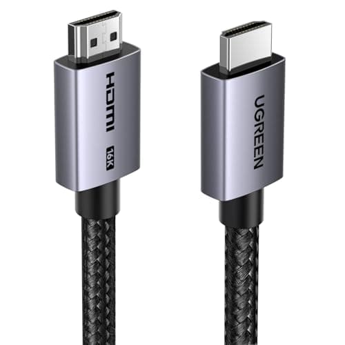 Image of UGREEN HDMI 2.2 Cable 16K 12K@120Hz 8K@240Hz 4K@480Hz 96Gbps Ultra High Speed,VRR,eARC LIP,HDR10+,Dolby Atmos/Vision,HDCP 2.3 Compatible with PS5 PS4 Xbox Series X S Laptop Monitor Soundbar TV PC(2M)