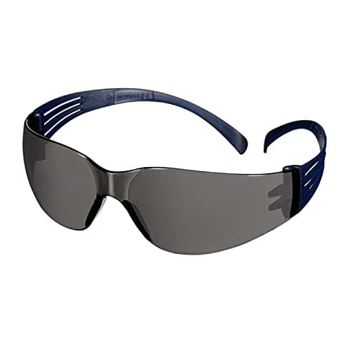 Image of 3M SecureFit 100 Safety Glasses, Blue frame, Anti-Scratch/Anti-Fog, Grey lens, SF102AF-BLU-EU