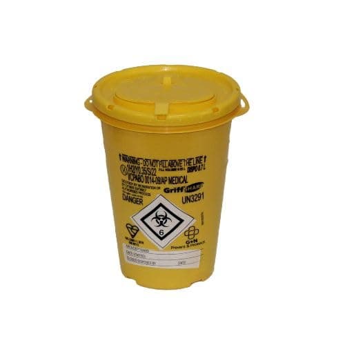 Image of G+N Medical Sharps Container - DISPO 0.7 Litre