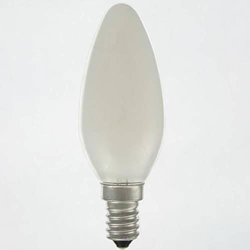 Image of 10 Pack 40w Opal Candle SES E14 Small Edison Screw Cap Light Bulbs