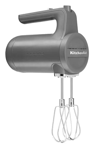 Image of KitchenAid CORDLESS HAND MIXER - CHARCOAL GREY 5KHMB732BDG