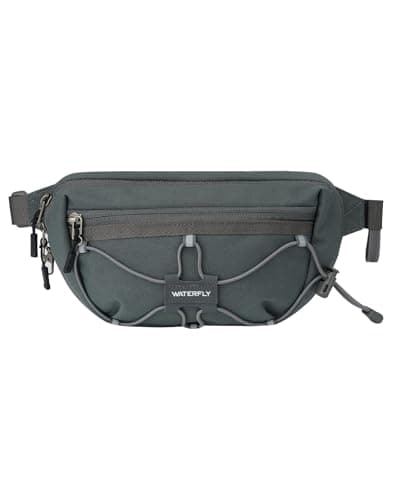 Image of Waterfly Bum Bag Fanny Pack: Waist Packs with Adjustable Belt Crossbody Chest Bag with RFID Blocking Anti-Theft for Women Men Travel Running Walking Hiking Everyday Use, Grey