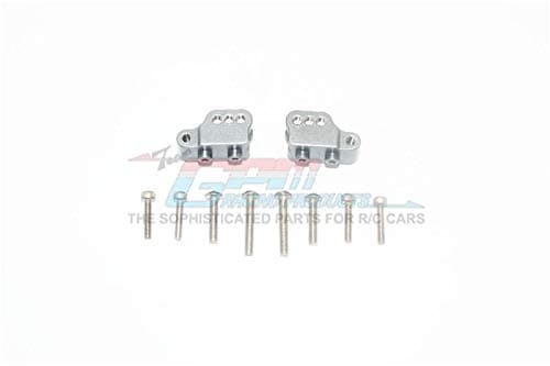 Image of Element Enduro Sendero Trail Truck Upgrade Parts Aluminium Front Or Rear Suspension Link Mount - 2Pc Set Grey Silver