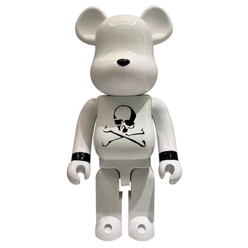 Image of TOWGEN 28cm/11in 400% Bearbrick Collectible Toys Sculpture Figurines (White)