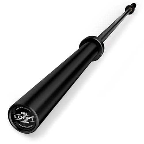 Image of 7ft Olympic Barbell, 20kg Barbell for Powerlifting and Weightlifting, 2000 lbs Weight Capacity 215K PSI Weight Bar Fit 2" Weights for Squat, Bench Press, Deadlift