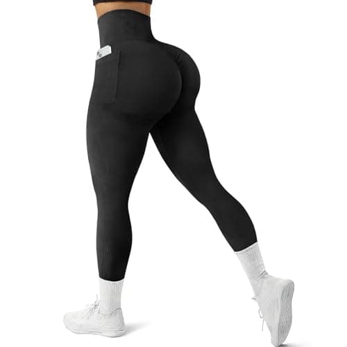 Image of Litthing Women's High Waist Gym Leggings Scrunch Seamless Leggings Tie Dye Yoga Pants for Workout Tummy Control Sports Tights for Yoga Running Fitness