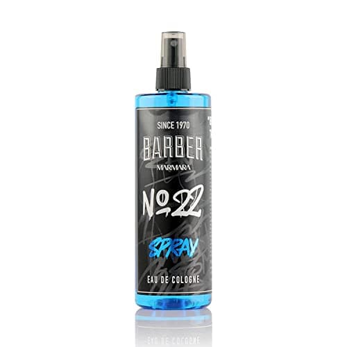 Image of Barber Marmara No.22 Eau de Cologne Spray 400ml | Men’s Aftershave Cologne | Long-Lasting Fresh Scent with 70% Alcohol | Cooling & Disinfecting Effect | Barbershop Quality Fragrance