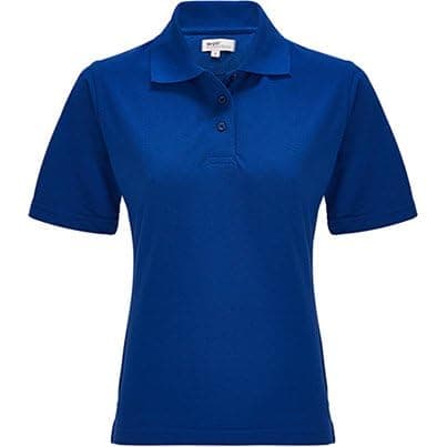 Image of Style It Up Womens Ladies Classics Polo Shirt Short Sleeve Dry Touch Pique Plain Casual Wear Polo T-Shirt (Royal, 10)