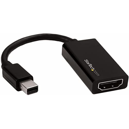 Image of StarTech.com Mini DisplayPort to HDMI Adapter, 4K60, 1080p240, Thunderbolt to HDMI Adapter, Cable Converter for mDP, Thunderbolt 1 and 2 MacBooks, MacBook Air, Mac Mini, Microsoft Surface Pro 1 to 6
