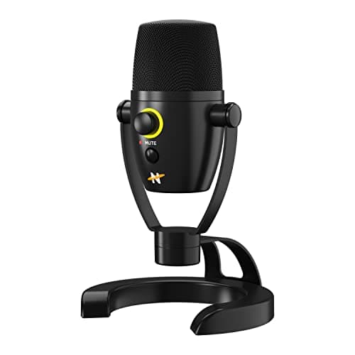Image of NEAT Bumblebee II - Professional Cardioid Directional USB Condenser Microphone with 24 Bit/96 KHz Digital Audio for Recording, Streaming, Podcasting, and Gaming - Black