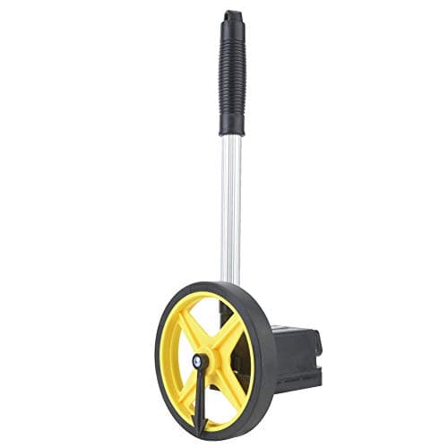 Image of Trundle Wheel with Counter, Foldable Distance Measuring Wheel Measure Tool Meter Wheel 0-9999.9m Mini Road Measuring Wheel, for Measuring Road Land Trundle Wheel