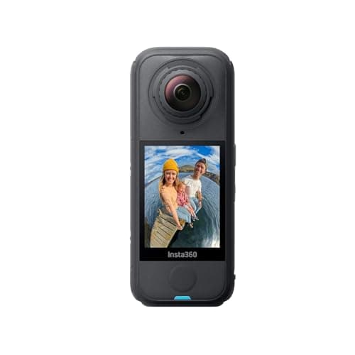 Image of Insta360 X4 Air - Lightweight 165g 8K 360 Camera, Invisible Selfie Stick Effect, Replaceable Lenses, Shoot First & Frame Later, Built-in Wind Guard, FlowState Stabilization, AI-Powered App