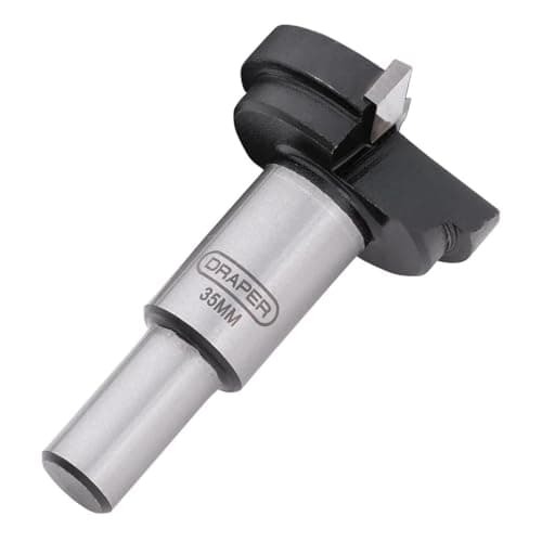 Image of Draper 14037 Hinge Hole Cutter, 35mm, 14.5cm x 7cm x 2.8cm