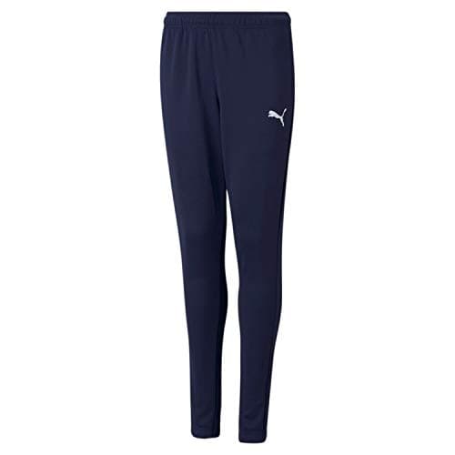 Image of PUMA Boys Teamrise Poly Training Pants Jogginghose, Peacoat White, 152 EU