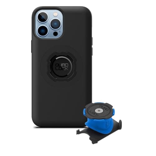 Image of Quad Lock Stem/Handlebar Bike Phone Holder Kit with MAG Phone Case for iPhone 13 Pro Max