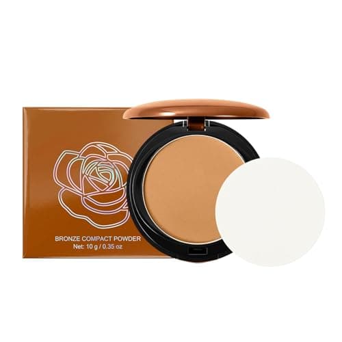 Image of Matte Bronze Bronzing Powder for Contour & Nose Shading, Natural Matte Look Setting Powder, Long-Lasting Waterproof Formula with Silky Texture, for a Flawless Matte Finish Makeup Base