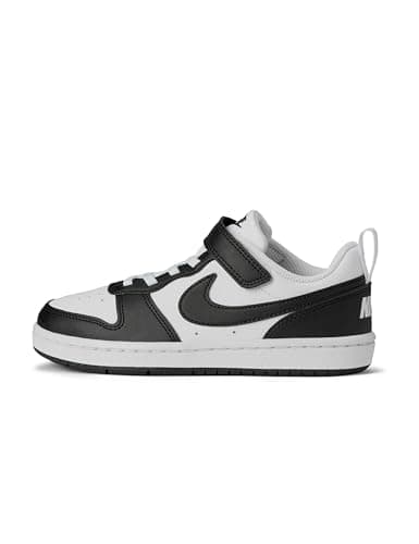 Image of Nike Kids Court Borough Low Recraft (Ps) Shoes, White/Black, 13