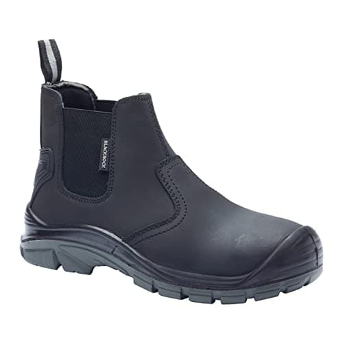 Image of Blackrock S3 Pendle Composite Dealer Work Boots, Mens Womens Safety Boots Black Composite Safety Shoes, Composite Toe Cap, Water Resistant Metal-Free Safety Boots, Non-Metallic Safety - Size 10.5