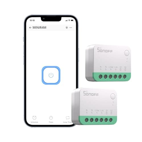 Image of SONOFF Matter Smart Switch，Wifi Mini DIY Module，works with Alexa/Google Home，2 PACK，Neutral Required
