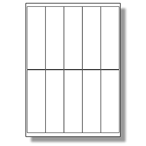 Image of Label Planet® 10 Per Sheet 25 Sheets (250 Labels) Label Planet White Laser Printer/Inkjet Printer Labels, A4 Labels 38 x 135 mm Self Adhesive Address Labels LP10/38, Address/Logo Labels